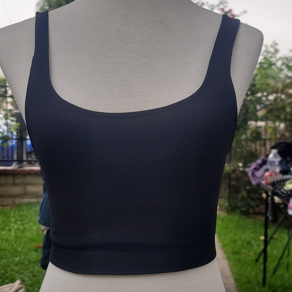 By Together Black sports bra Top small medium